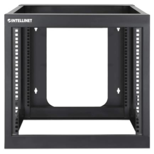 Imagen de Rack Intellinet Abierto 19" para Montaje en Pared 4 Postes 9U Ensamblado Color Negro