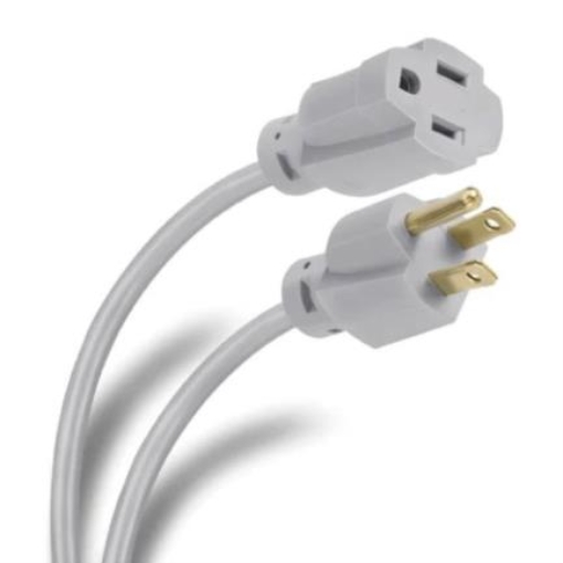 Imagen de Extensión Steren Polarizada 15m 1 Contacto 3x16 AWG Uso Rudo Color Gris