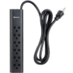 Imagen de Barra Multicontactos Steren 1.7m 15A 6 Contactos Americanas/Europeas 70J Color Negro