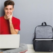 Imagen de Mochila TechZone de 15.6" para Laptop Múltiples Compartimientos Color Negro con Gris