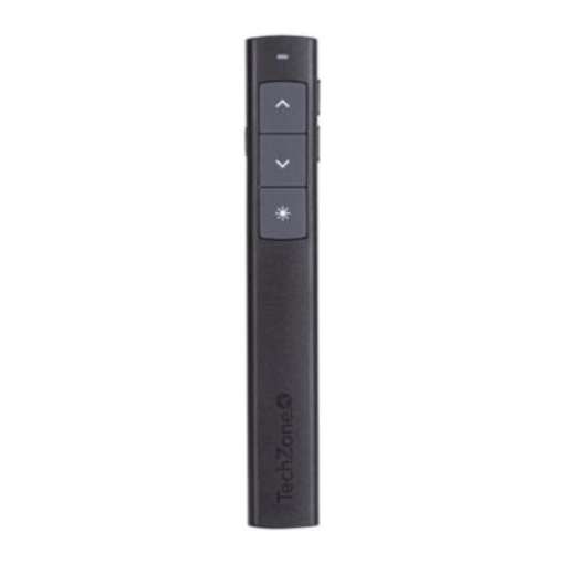 Imagen de Presentador Láser TechZone con Apuntador 50m Batería AAA 1.5 Vcc Color Negro