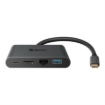 Imagen de Adaptador Steren USB C a HDMI/USB 3.0/USB C/RJ45 Color Negro