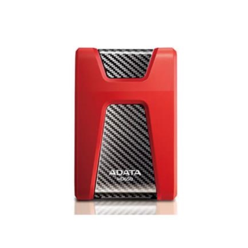 Imagen de DISCO DURO ADATA 2TB HD650 ROJO GOMA 3.1