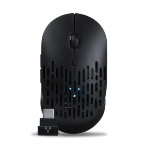 Imagen de Mouse Vorago MO-208 Inalámbrico USB Tipo C Bluetooth 2400 dpi Recargable Color Negro