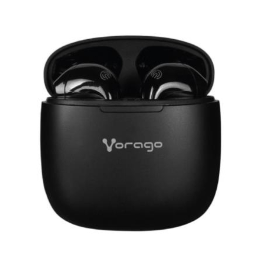 Imagen de Audífonos Vorago ESB-305 Bluetooth TWS IPX6 Manos Libres Control Táctil Color Negro
