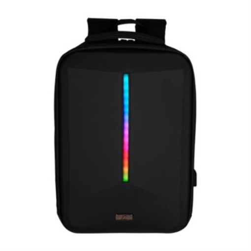 Imagen de Mochila Vorago BP-500 15.6"  Start The Game Iluminación RGB App Configurable USB Color Negro
