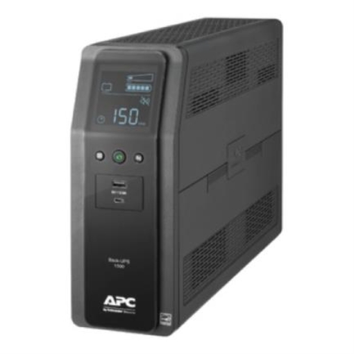 Imagen de Back UPS APC PRO BR 1500VA 10 Outlets 2 USB Charging Ports AVR LCD interface LAM