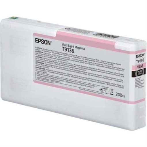 Imagen de TINTA EPSON ULTRACHROME HD LT VIVID MAG  200 ML