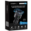 Imagen de Kit Manos Libres Argomtech para Auto Spectro T1 Bluetooth Pantalla LED Dos Puertos de Carga Rápida 42 W USB Color Negro