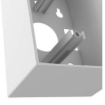 Imagen de Caja de Montaje Nexxt Solutions Policarbonato Montaje en Pared 4 "x 2"  Blanco