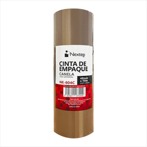 Imagen de Cinta Empaque Canela Nextep Uso General 48mm x 50mts C/6