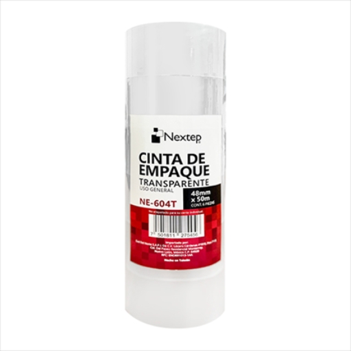 Imagen de Cinta Empaque Transparente Nextep Uso General 48mm x 50mts C/6
