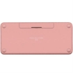 Imagen de Teclado Bluetooth Logitech Pebble Keys 2 K380S Emparejamiento Multidispositivo Inalámbrico Color Rosa