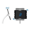 Imagen de Soporte de Suelo Manhattan Antirrobo para Tablet/iPad 7.9" a 11" Altura 790 a 1190mm Color Blanco