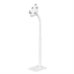 Imagen de Soporte de Suelo Manhattan Antirrobo para Tablet/iPad 7.9" a 11" Altura 790 a 1190mm Color Blanco