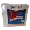 Imagen de Carpeta Panorámica Kyma de Vinil Tamaño Carta 2 1/2" Aro en "D" Blanca