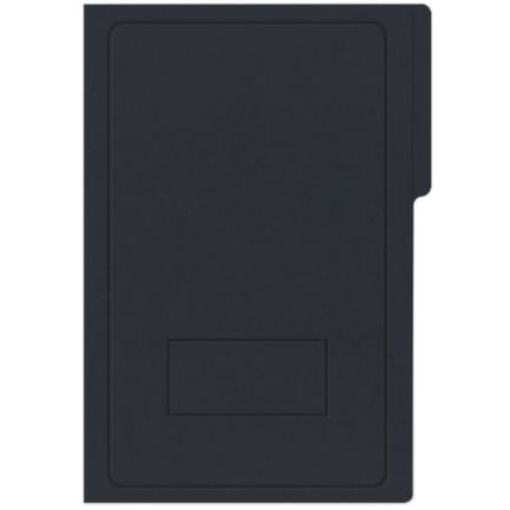 Imagen de Carpeta Pressboard Kyma C/Broche 8cm Tamaño Oficio Negro Paquete C/3