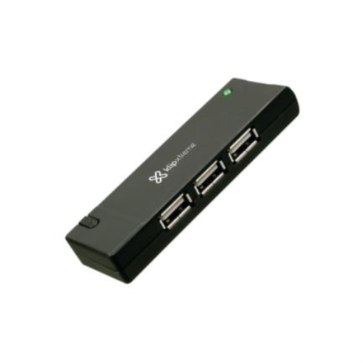 Imagen de HUB USB Klip Xtreme  KUH-400B 4 Puertos USB 2.0 Indicador LED