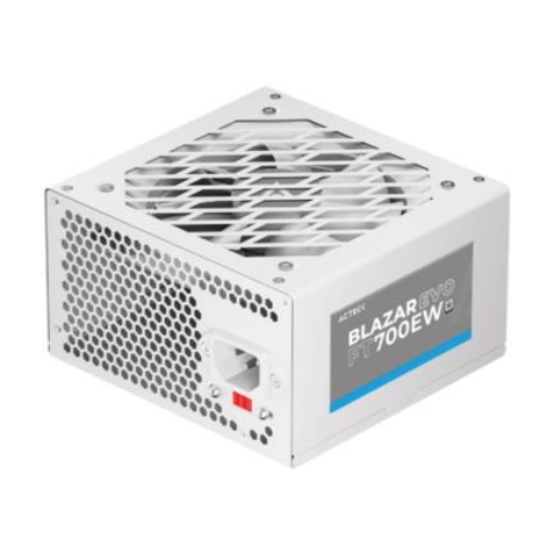 Imagen de Fuente de Poder Acteck Blazar Evo FT700EW ATX 700W 1x20+4 pin + 1xEps 4+ pin 4 + 2xPcie 6+2 pin + 3xSata + 2xMolex 4 pin  Blanco