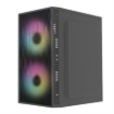 Imagen de Gabinete Acteck Compacto Mini Torre Fuji GC470 Max MB M-ATX Fuente ATX 500w Panel Izq Acrilico  Frente Malla 1xUSB 3.0  2xFan RGB Advanced Series Negro