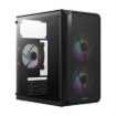 Imagen de Gabinete Acteck Mini Torre Doom GI630 Max MB M-ATX Fuente ATX Plus 500w Panel Izq Acrilico + Frente Malla 1xUSB 3.0 + 3xFan RGB Advanced Series Negro