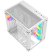 Imagen de Gabinete Gamer Balam Rush Media Torre Tank Pro GM930 Max ATX Panel Izq Cristal Frente Cristal USB/4Fan RGB HUB Blanco