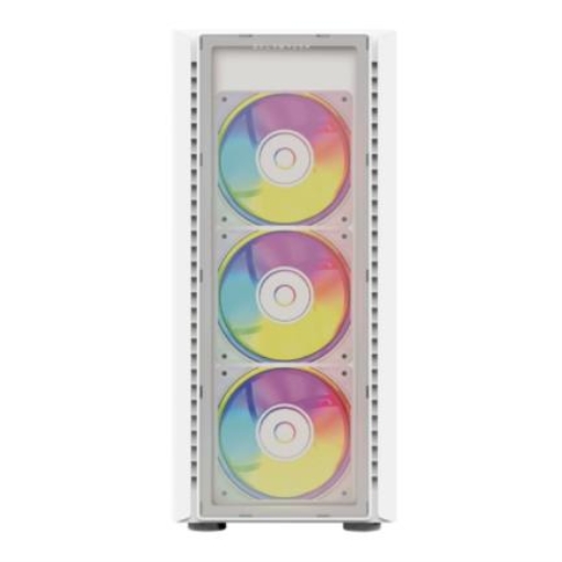 Imagen de Gabinete Gamer Balam Rush Media Torre Dragonfly II Crystal GM745 ATX Panel Izq /Frente Cristal USB 3.0/4xFan RGB Blanco