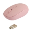 Imagen de Mouse Inalámbrico Perfect Choice Whisper 2.4 GHz Conector Dual USB C/A Alcance 10m Color Rosa