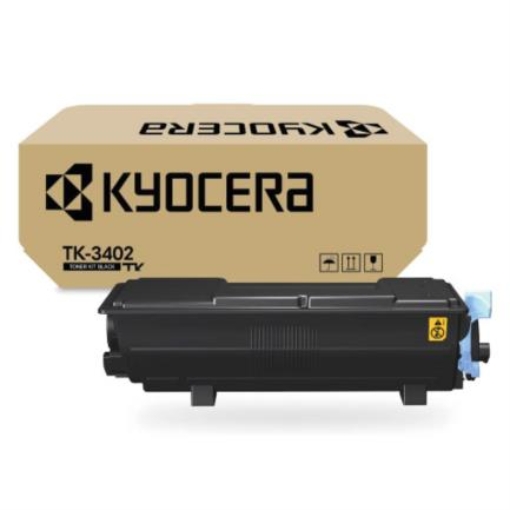 Imagen de TONER KYOCERA TK-3402 Negro Rendimiento 12.5K