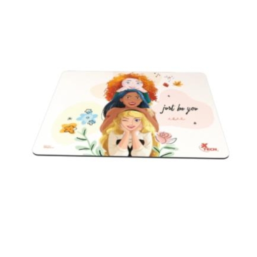 Imagen de Mousepad XTech XTA-D100PS de Princesas Disney con Superficie Clásica Base de Goma Antideslizante