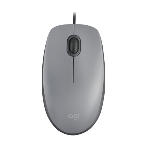 Imagen de Mouse Logitech Alambrico M110 Silent Gray