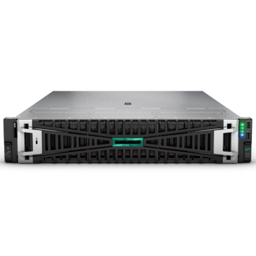 Imagen de Servidor HPE ProLiant DL345 Gen11 9124 3 GHz 16 nucleos 1P 32 GB-R MR408i-o 8 LFF fuente de 800 W