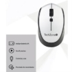 Imagen de Mouse Óptico TechZone Inalámbrico 800 a 1600 DPI Ajustable 4 Botones Ambidiestro Win/MAC Color Plata