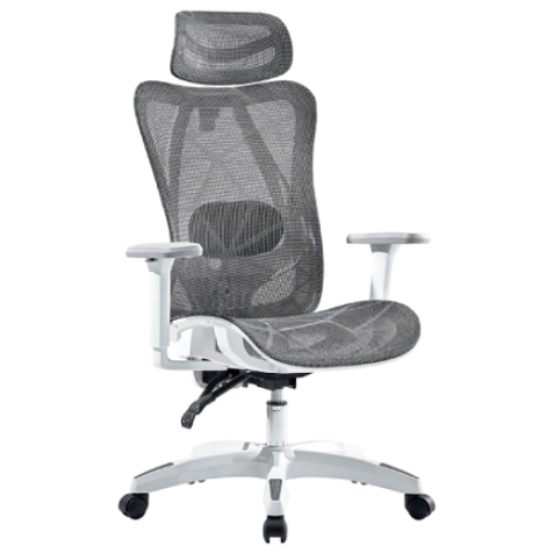 Imagen de Silla de Oficina ErgonÃ³mica Acteck Floe Plus EC727 Soporta hasta 120 Kg  135Â° InclinaciÃ³n Elite Blanco