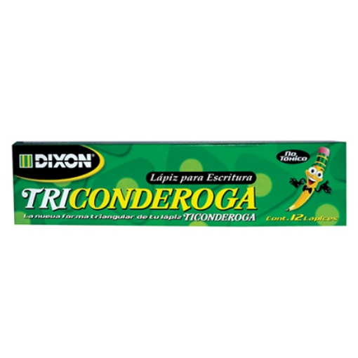 Imagen de Lapiz DIXON triconderoga  2 triangular madera caja c/12 lapices