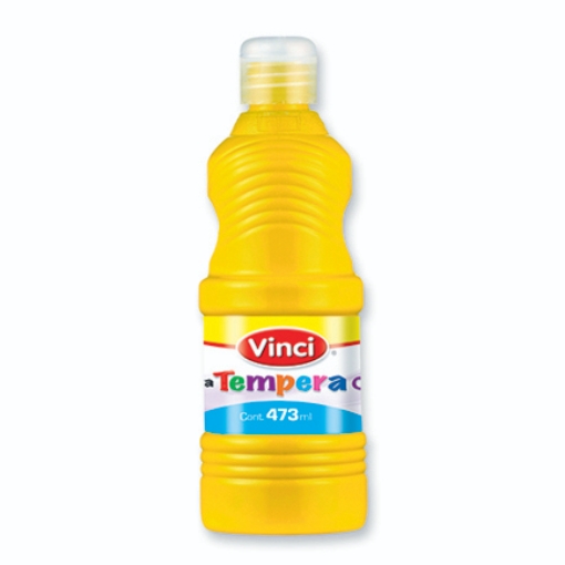 Imagen de Pintura tempera vinci 473 ml amarillo limón