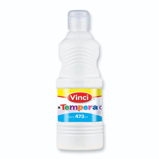 Imagen de Pintura tempera vinci 473 ml blanco para letreros