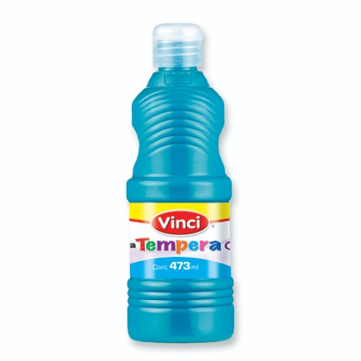 Imagen de Pintura tempera vinci 473 ml azul turquesa