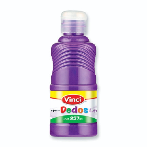 Imagen de Pintura para dedos lavable vinci 237 ml violeta