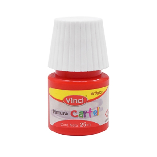 Imagen de Pintura Cartel Vinci 25 ml Geranio #58 Caja c/10 piezas