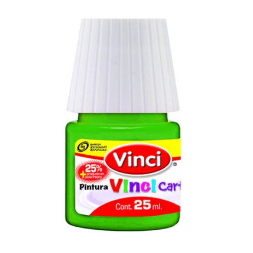 Imagen de Pintura Cartel Vinci 25 ml Verde Amarillento #62 Caja c/10 piezas