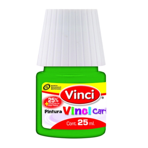 Imagen de Pintura Cartel Vinci 25 ml Verde Verones #62A Caja c/10 piezas