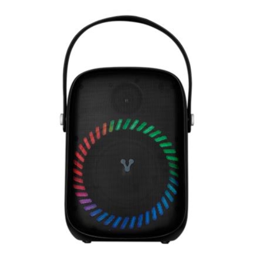 Imagen de Mini Bafle Vorago KSP-455 40 W Recargable 1 Micrófono Inalámbrico C/Correas TWS IPX5 Bluetooth