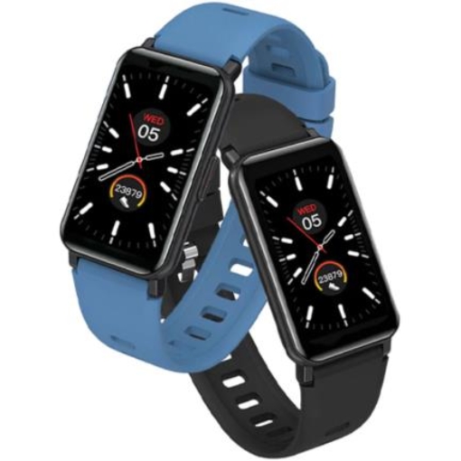 Imagen de Smart Watch Argomtech Skeiwatch B20 Pantalla IPS de 1.45" IP68 Resolución 172x320p 2 Correas Incluidas Negro y Azul