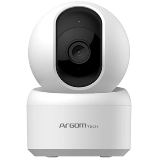 Imagen de Cámara Inteligente Argomtech Convoy 40 para Interior 3MP 1296p 2K QHD 128GB Lente 355° 10m Color Blanco