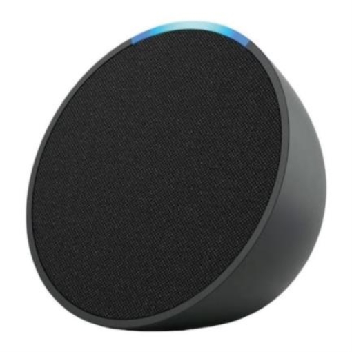 Imagen de Bocina Inteligente Alexa Amazon Echo Pop Proyección Frontal de 1.95" Wi-Fi/Bluetooth Color Gris Carbón