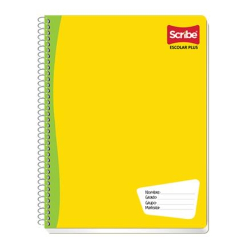Imagen de Cuaderno Profesional Scribe Escolar Raya Espiral Doble 200 Hojas