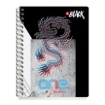 Imagen de Cuaderno Profesional Scribe InBlack Raya Espiral Doble 100 Hojas