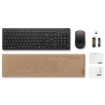 Imagen de Teclado y Mouse Inalámbricos Lenovo Essential Wireless USB Gen 2 Color Negro