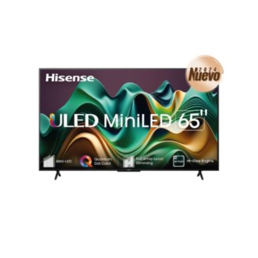 Imagen de Televisor Hisense 65" U6 Mini Led 4K Smart Google TV Wi-Fi HDMI USB 3840 2160 RGB